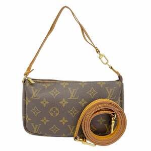 Louis Vuitton Monogram Pochette Accessoires M51980 Brown Women's Bag/Pouch